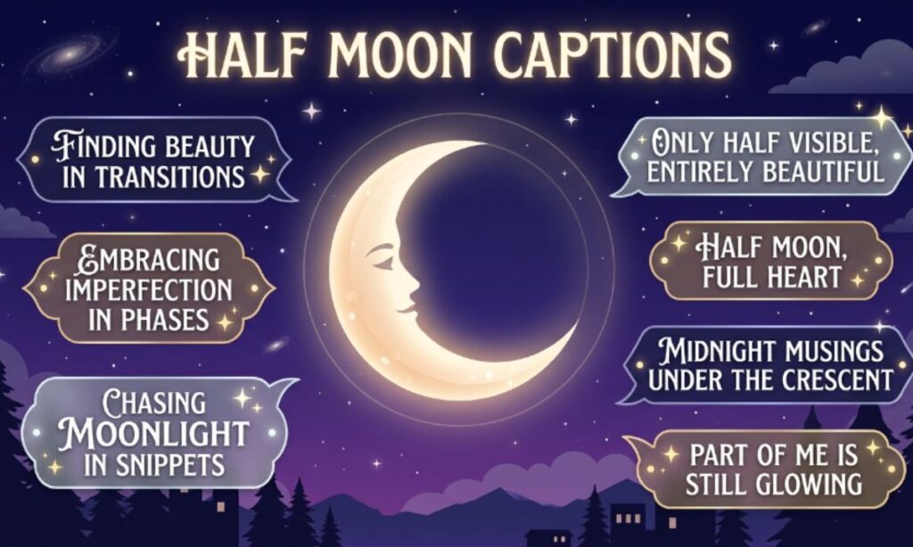 Half Moon Captions