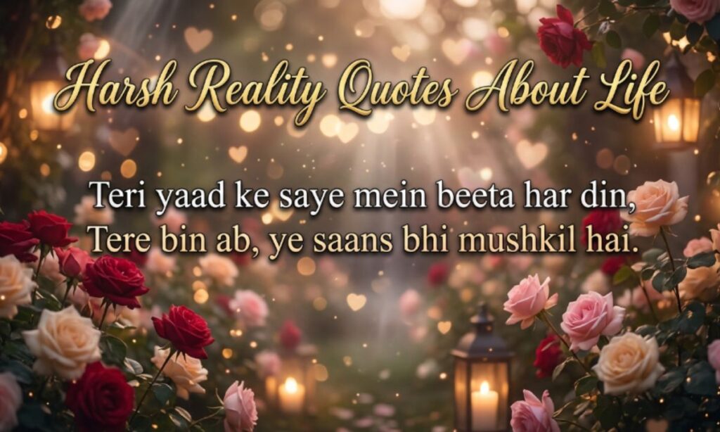 Harsh Reality Quotes About Life