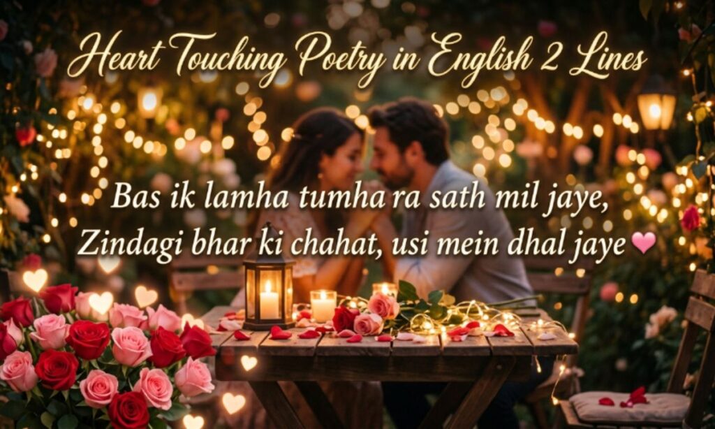 Heart Touching Poetry in English 2 Lines