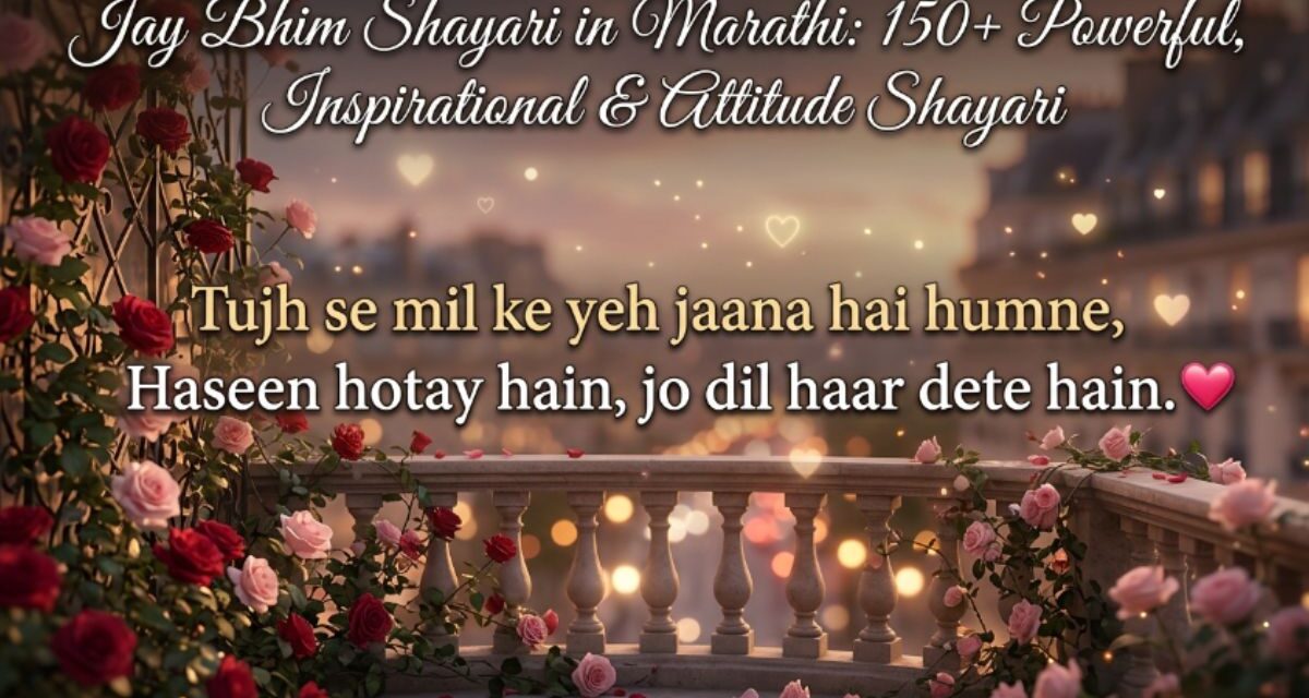 Jay Bhim Shayari in Marathi 150+ Powerful, Inspirational & Attitude Shayari