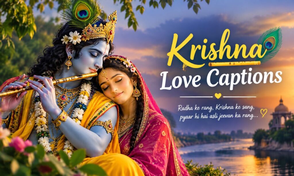 Krishna Love Captions