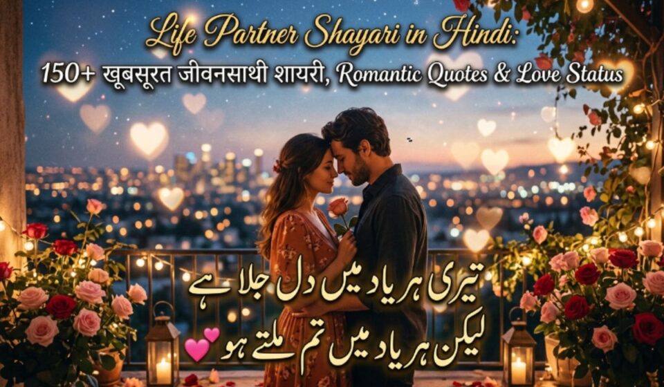 Life Partner Shayari in Hindi 150+ खूबसूरत जीवनसाथी शायरी, Romantic Quotes & Love Status 