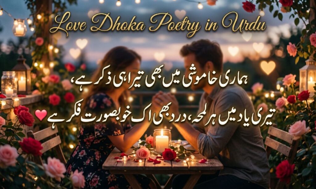 Love Dhoka Poetry in Urdu