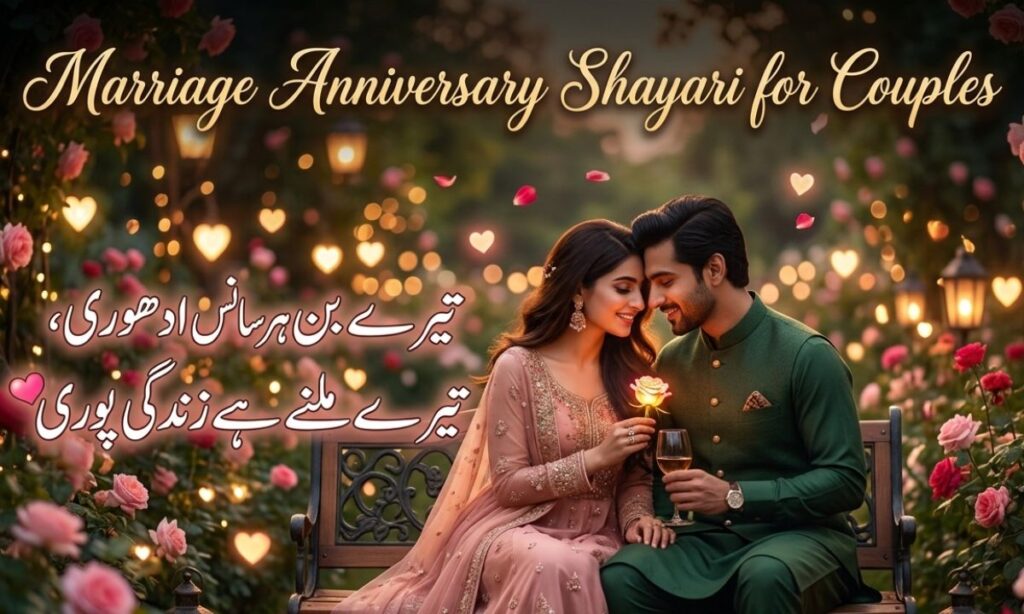 Marriage Anniversary Shayari for Couples