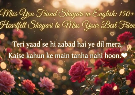 Miss You Friend Shayari in English 150+ Heartfelt Shayari to Miss Your Best Friend 