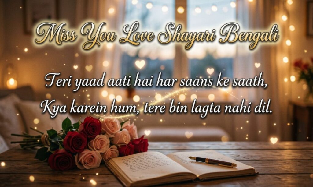 Miss You Love Shayari Bengali