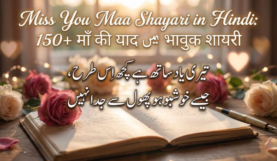 Miss You Maa Shayari in Hindi 150+ माँ की याद में भावुक शायरी 