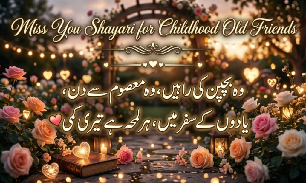 Miss You Shayari for Childhood Old Friends