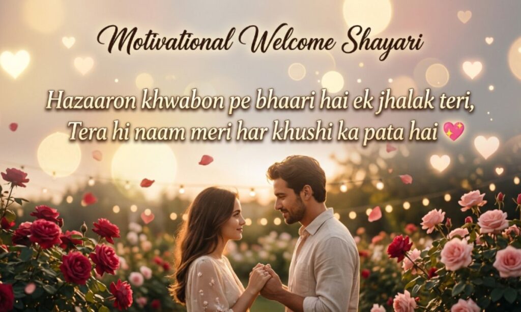 Motivational Welcome Shayari