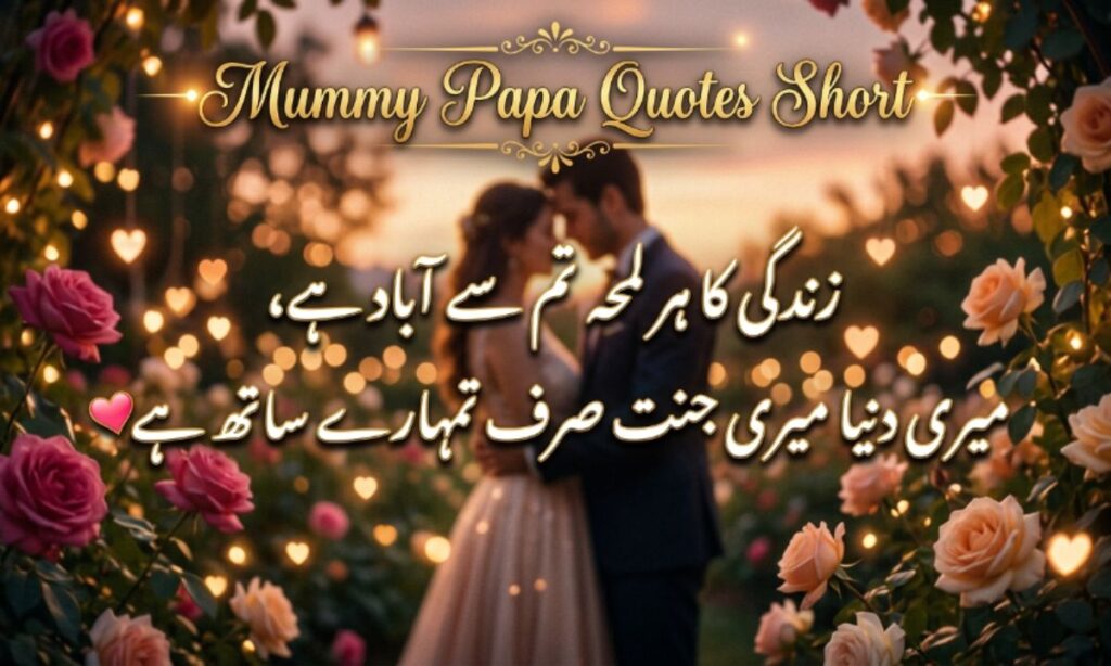 Mummy Papa Quotes Short