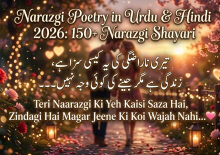 Narazgi Poetry in Urdu & Hindi 2026 150+ Narazgi Shayari