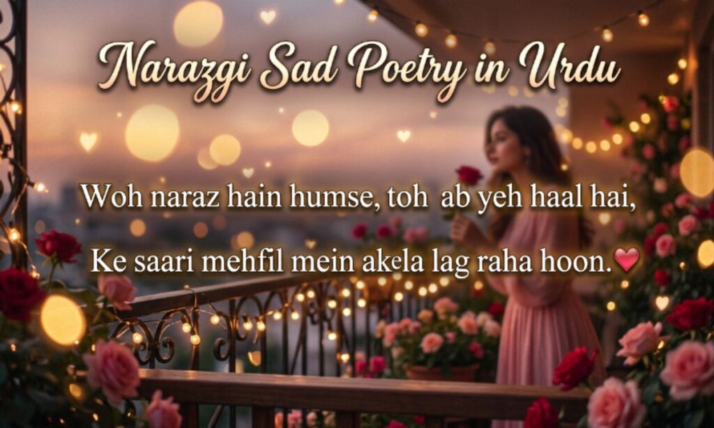 Narazgi Sad Poetry in Urdu