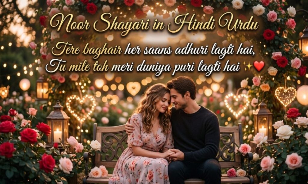 Noor Shayari in Hindi Urdu
