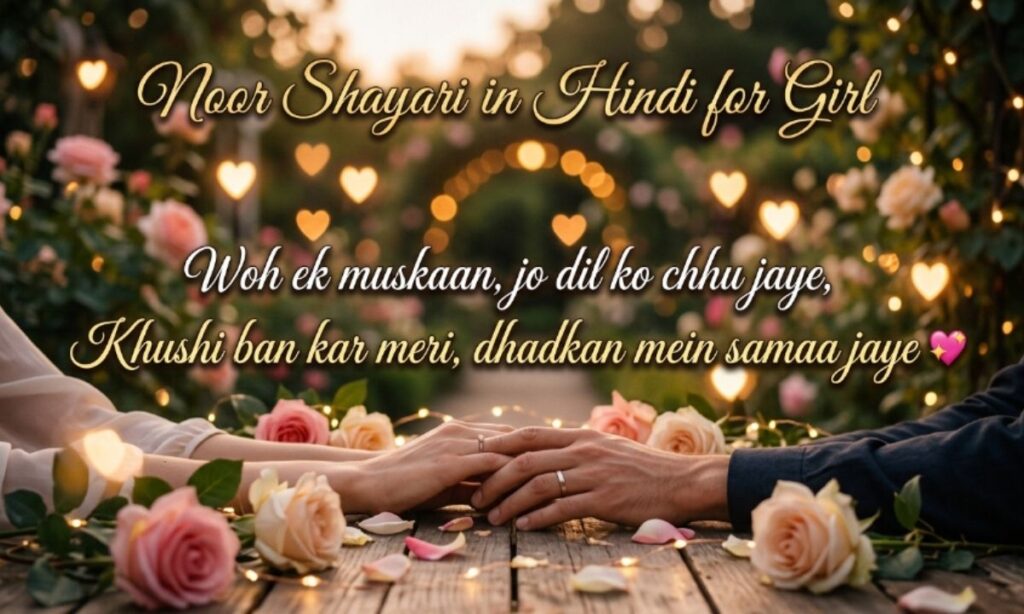 Noor Shayari in Hindi for Girl
