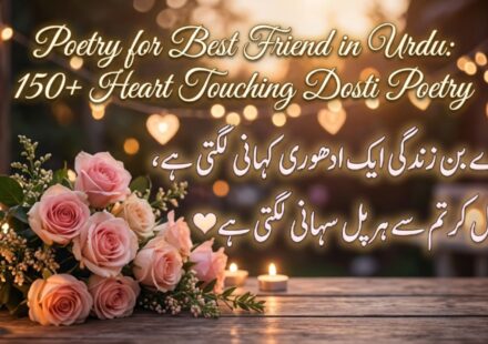 Poetry for Best Friend in Urdu 150+ Heart Touching Dosti Poetry 