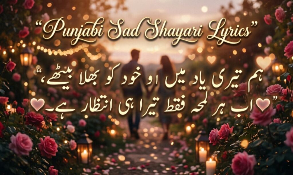 Punjabi Sad Shayari Lyrics