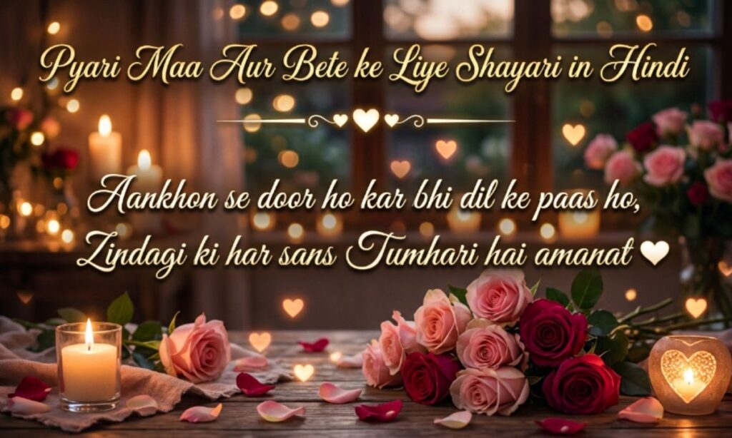 Pyari Maa Aur Bete ke Liye Shayari in Hindi