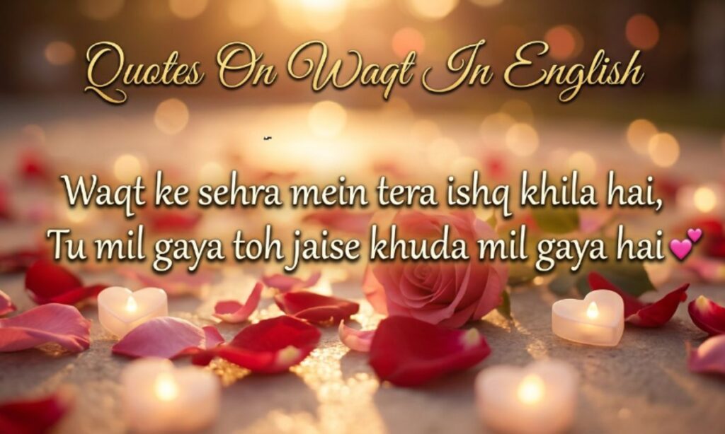 Quotes On Waqt In English