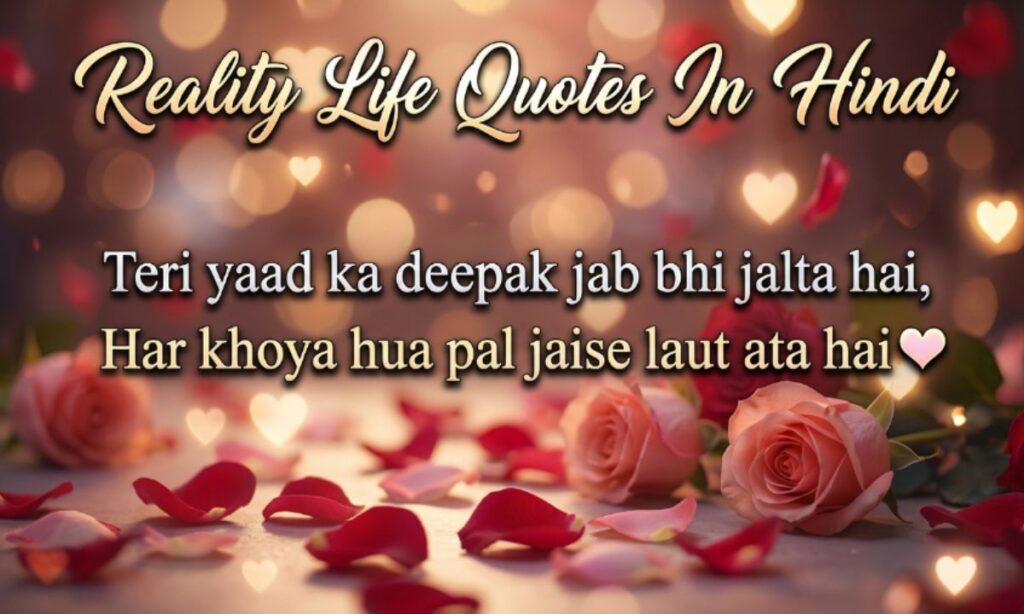 Reality Life Quotes In Hindi