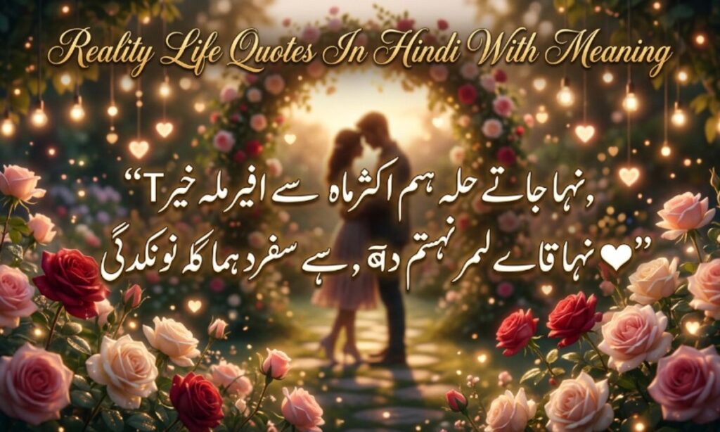 Reality Life Quotes In Hindi With Meaning