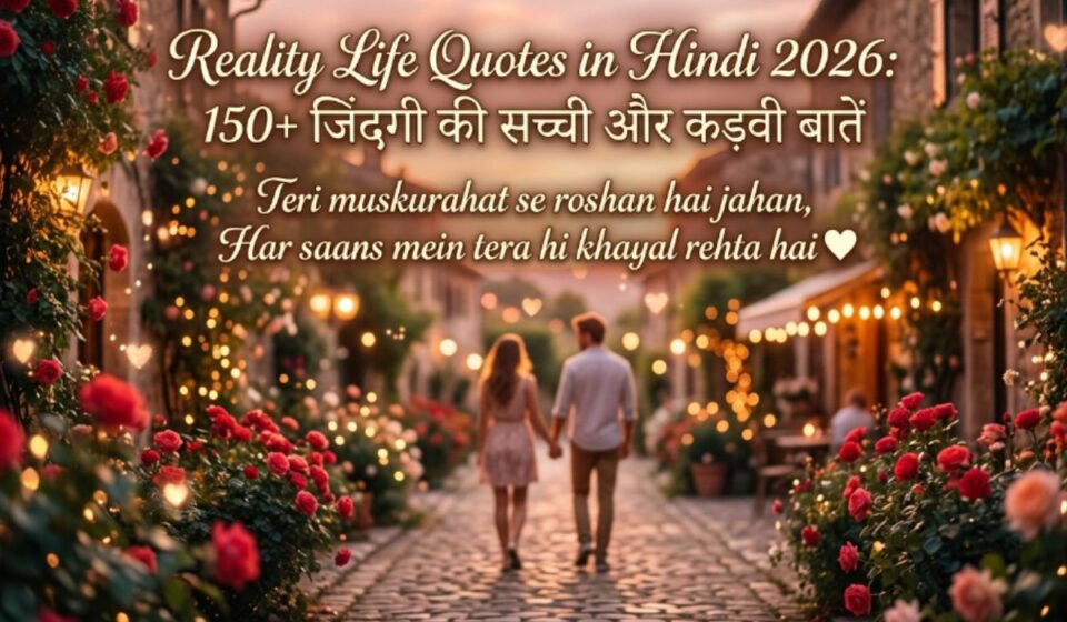 Reality Life Quotes in Hindi 2026 150+ जिंदगी की सच्ची और कड़वी बातें 