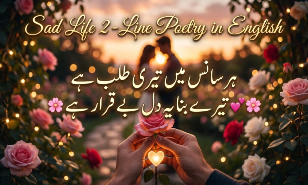 Sad Life 2-Line Poetry in English