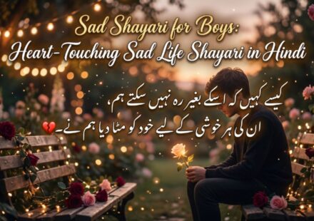 Sad Shayari for Boys Heart-Touching Sad Life Shayari in Hindi