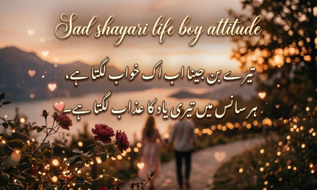 Sad shayari life boy attitude