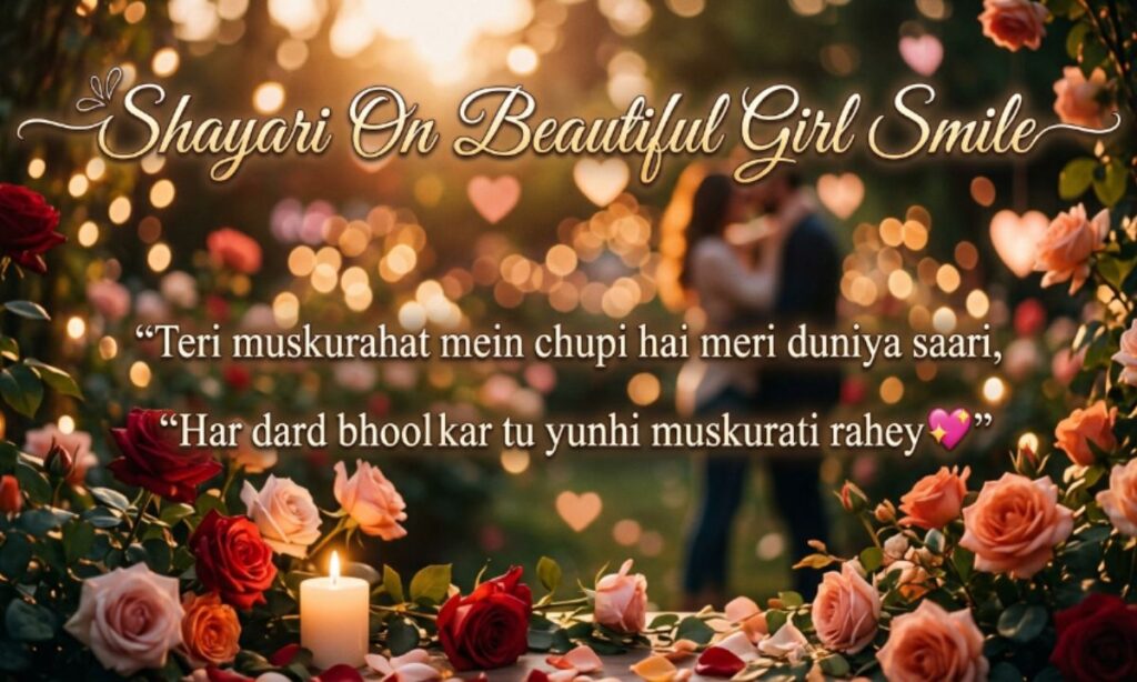 Shayari On Beautiful Girl Smile