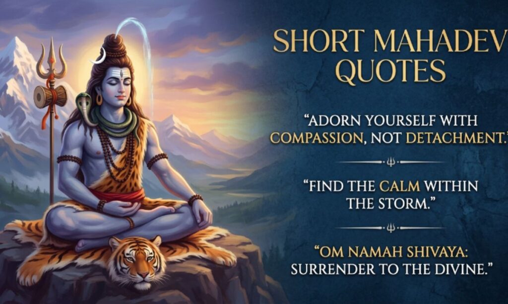 Short Mahadev Quotes
