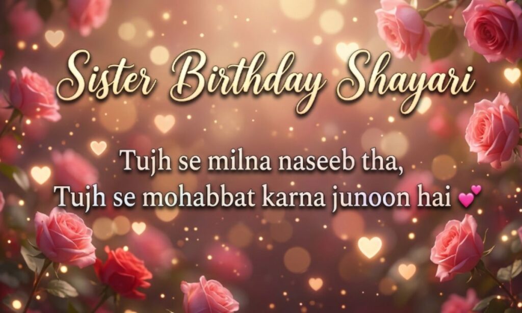 Sister Birthday Shayari