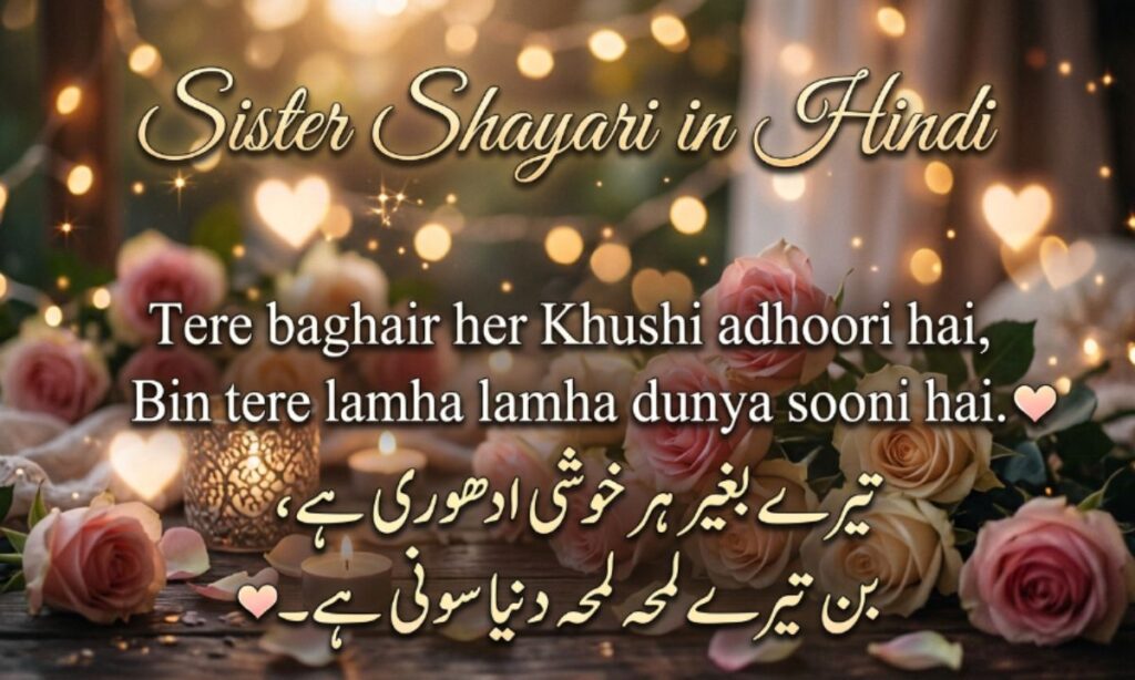 Sister Shayari in Hindi