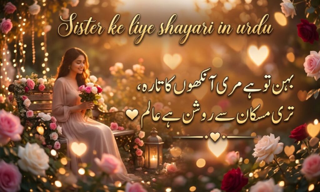 Sister ke liye shayari in urdu