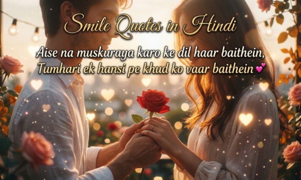 Smile Quotes in Hindi