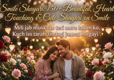 Smile Shayari 150+ Beautiful, Heart Touching & Cute Shayari on Smile 
