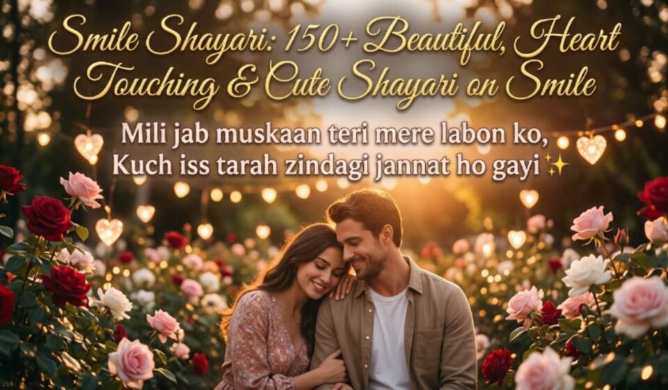Smile Shayari 150+ Beautiful, Heart Touching & Cute Shayari on Smile 