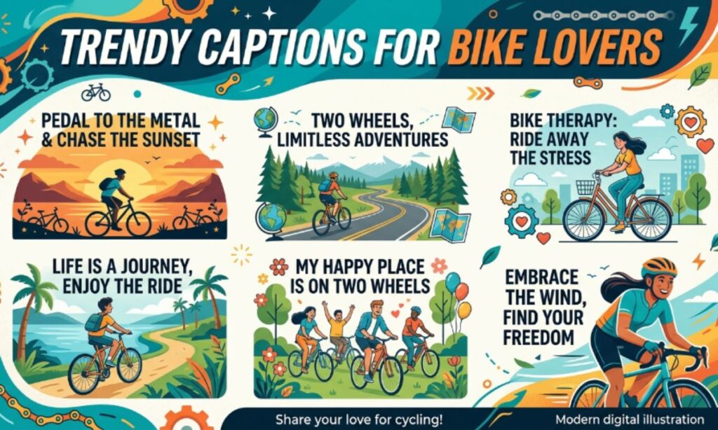 Trendy Captions for Bike Lovers