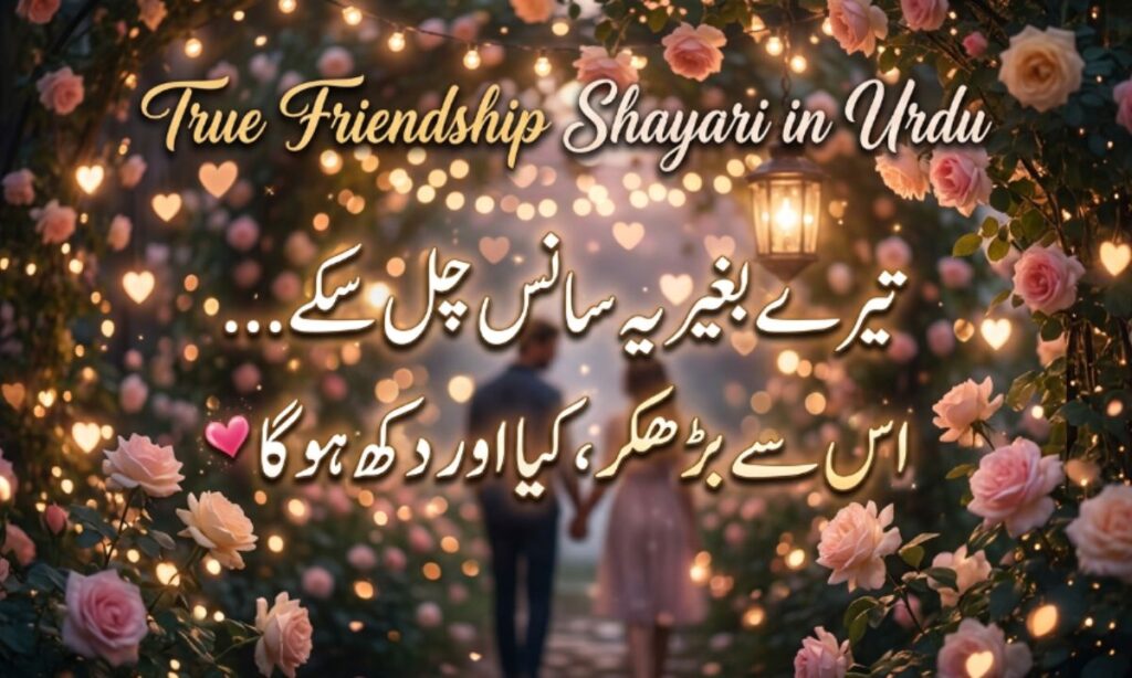 True Friendship Shayari in Urdu