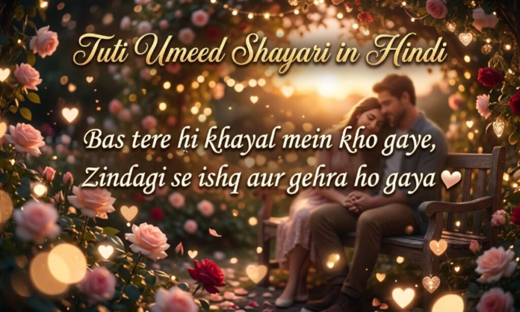 Tuti Umeed Shayari in Hindi