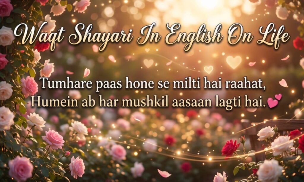 Waqt Shayari In English On Life