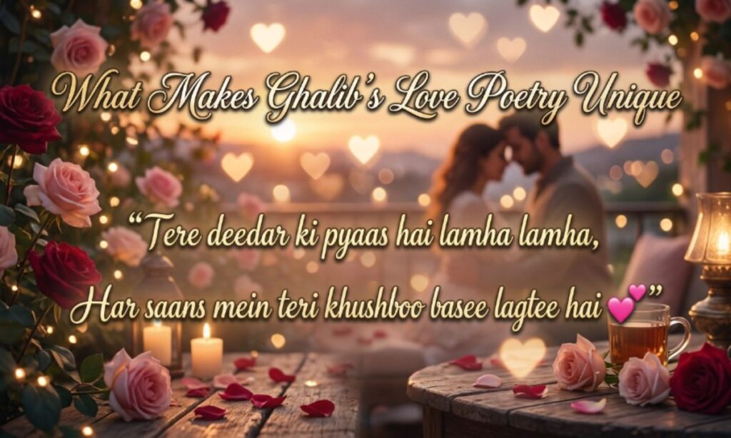 What Makes Ghalib’s Love Poetry Unique