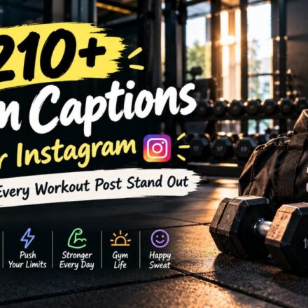 210+ Gym Captions for Instagram to Make Every Workout Post Stand Out