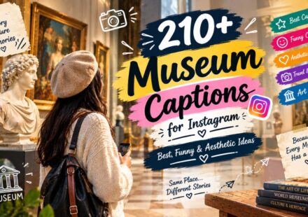 210+ Museum Captions for Instagram Best, Funny & Aesthetic Ideas