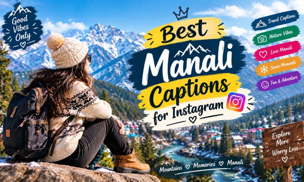 Best Manali Captions for Instagram