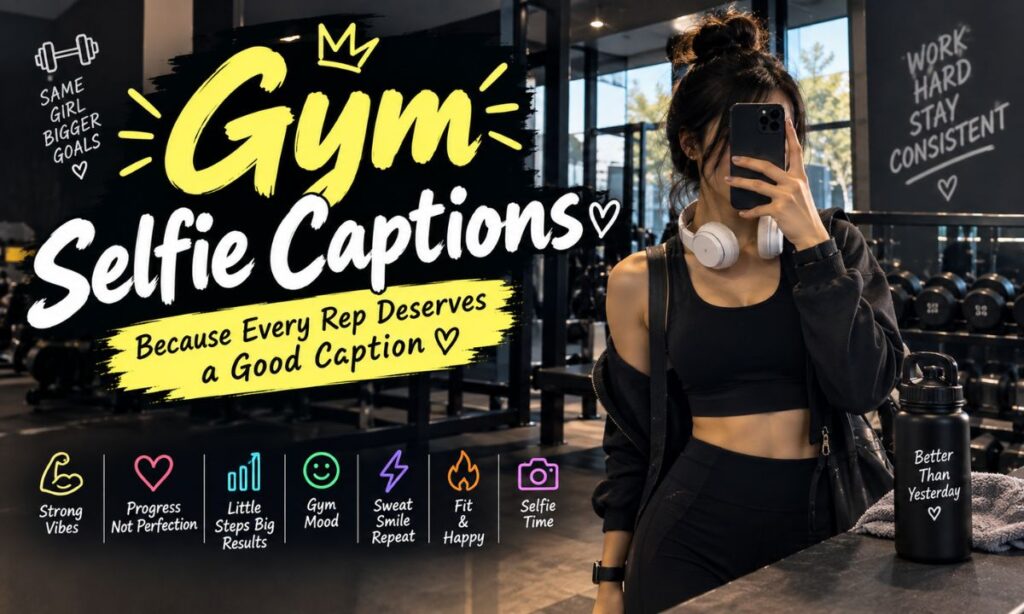 Gym Selfie Captions