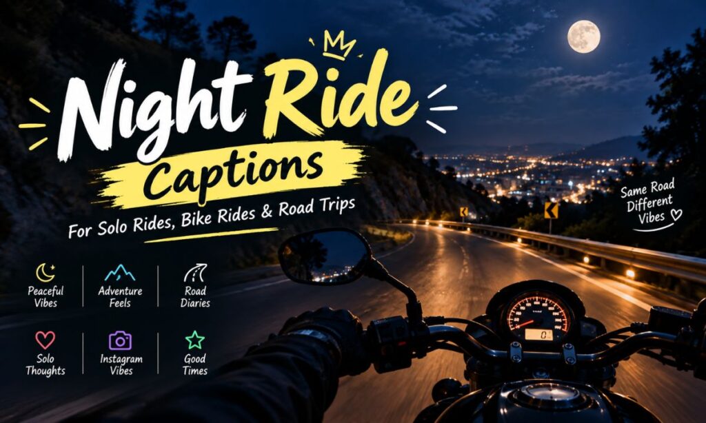 Night Ride Captions
