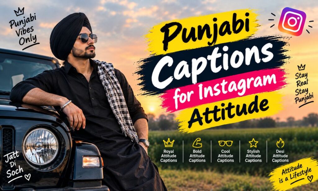Punjabi Captions for Instagram Attitude
