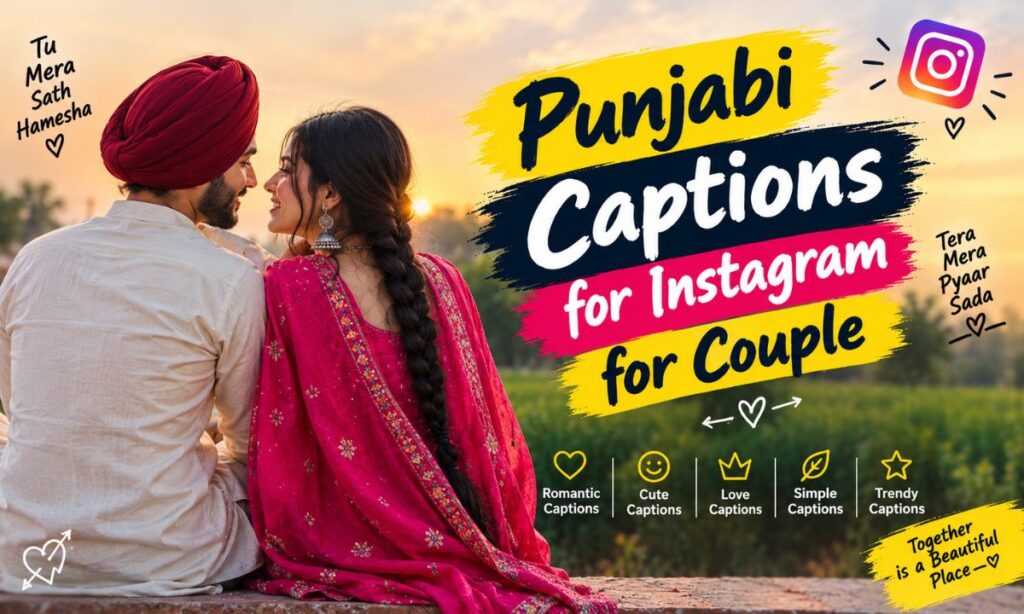 Punjabi Captions for Instagram for Couple