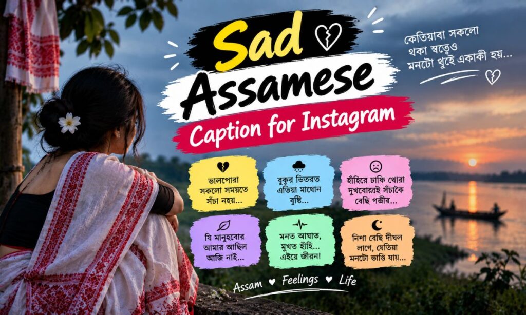 Sad Assamese Caption for Instagram