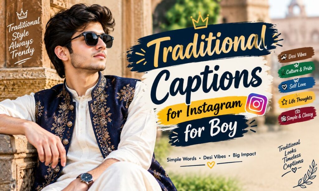 Traditional Captions for Instagram for Boy